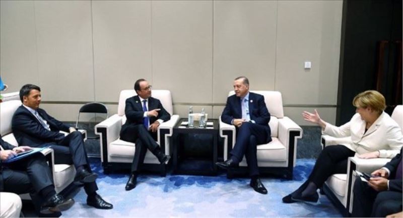 Erdoğan, G20´de liderlere darbe girişimine ilişkin paket sundu  