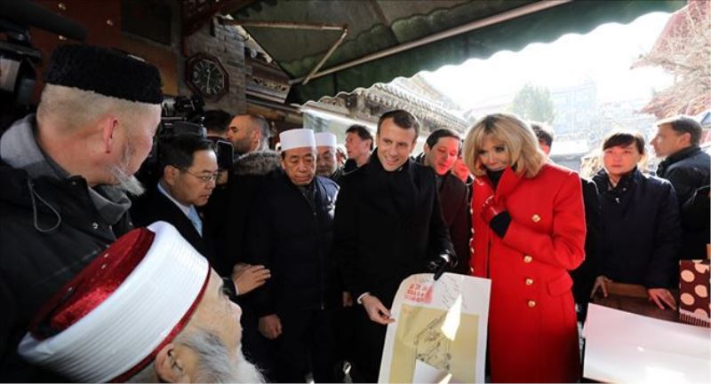 İpek Yolu´ndan giren Macron Çin´in kalbine uzanacak