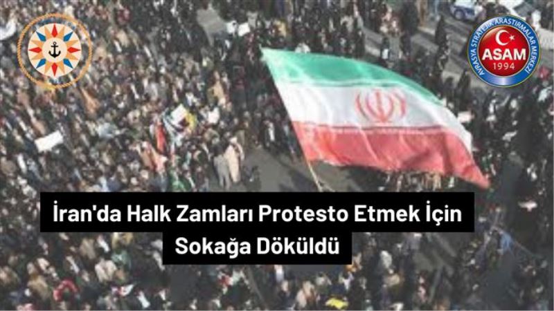 İran´da Halk Zamları Protesto Etmek İçin Sokağa Döküldü 