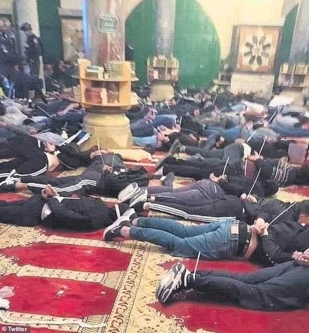 Gece yarısı Mescid-i Aksa